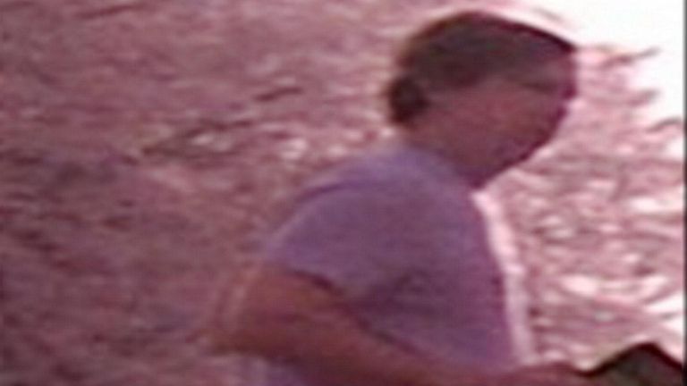 Police say this man threw screws on two