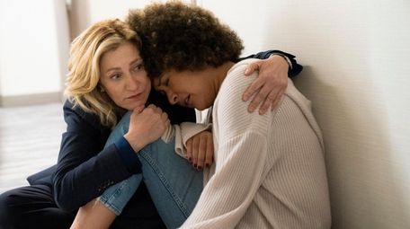 Edie Falco, left, and Olivia Lucy Phillip star