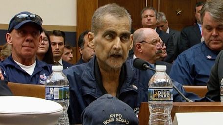 Luis Alvarez speaks in Washington during a House