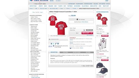 Dwight Howard t-shirt available for a short time