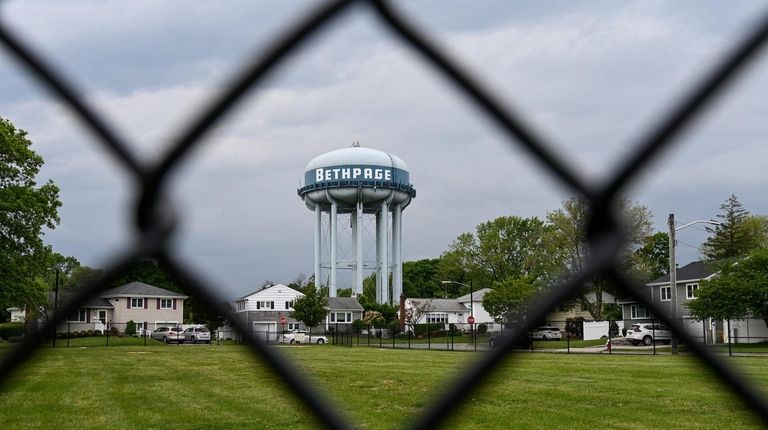 Bethpage Water District officials said the Navy's approach