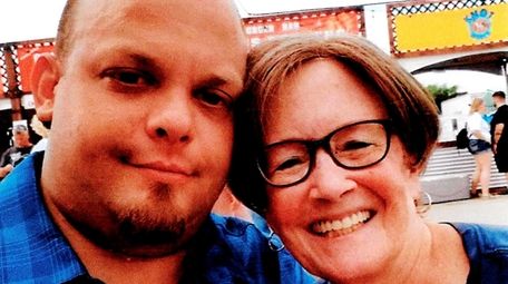 Joshua Glasner and his mother, Pat Collins of