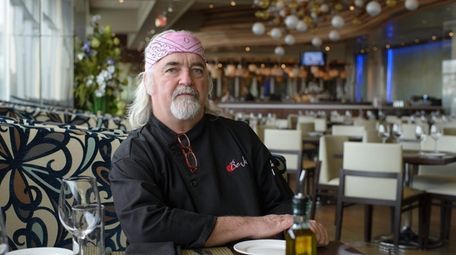 Tom Schaudel in the dining room of his