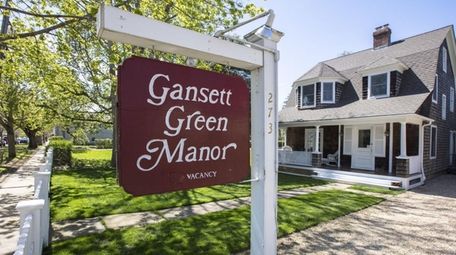 Gansett Green Manor in Amagansett.