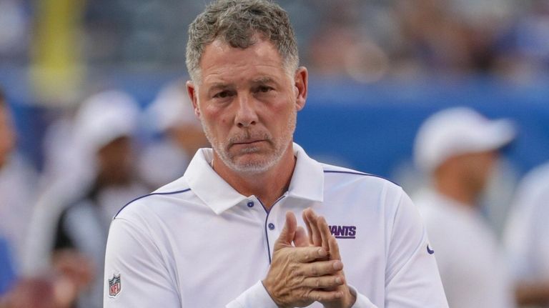 Giants head coach Pat Shurmur at MetLife Stadium.