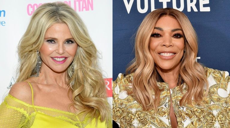 Supermodel Christie Brinkley, left, and talk show host