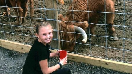 Kidsday Reporter Julianna Kramer and a new friend