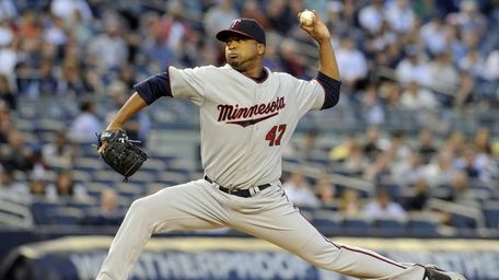Minnesota Twins pitcher Francisco Liriano during the first