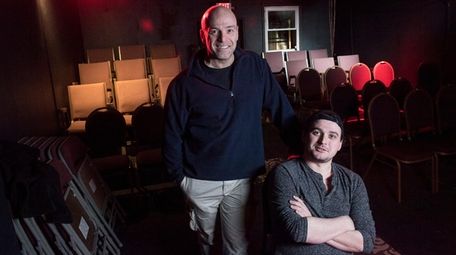 Robert Higgins, president of Eastline Theatre, and his
