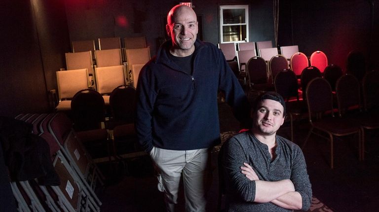 Robert Higgins, president of Eastline Theatre, and his