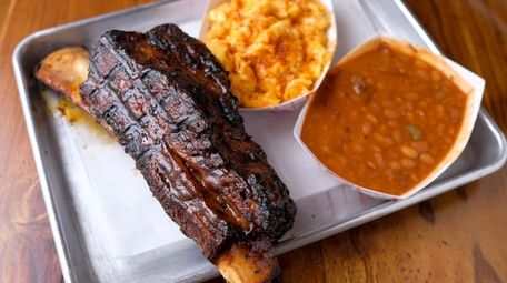 The dino beef rib at Bell's Kitchen &
