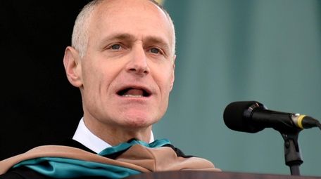 Brett Yormark at LIU Post's annual commencement on