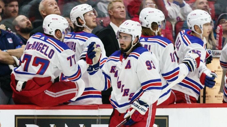 Mika Zibanejad scores hat trick against his former team as ...