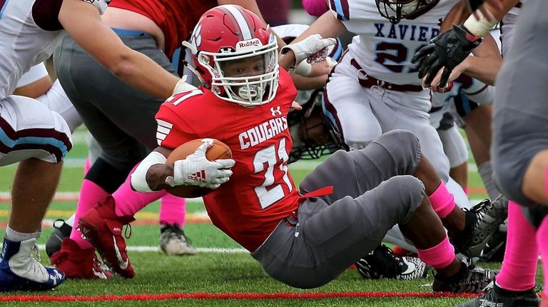 St. John the Baptist's Jayden Louis powers his