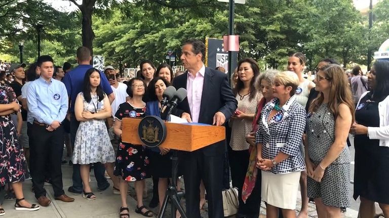 A law signed by Gov. Andrew M. Cuomo