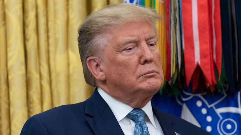 President Donald Trump on Tuesday at the White