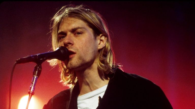 Kurt Cobain's turquoise guitar will be up for