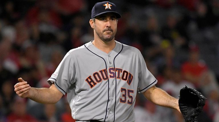 Houston Astros' Justin Verlander, who will start Game