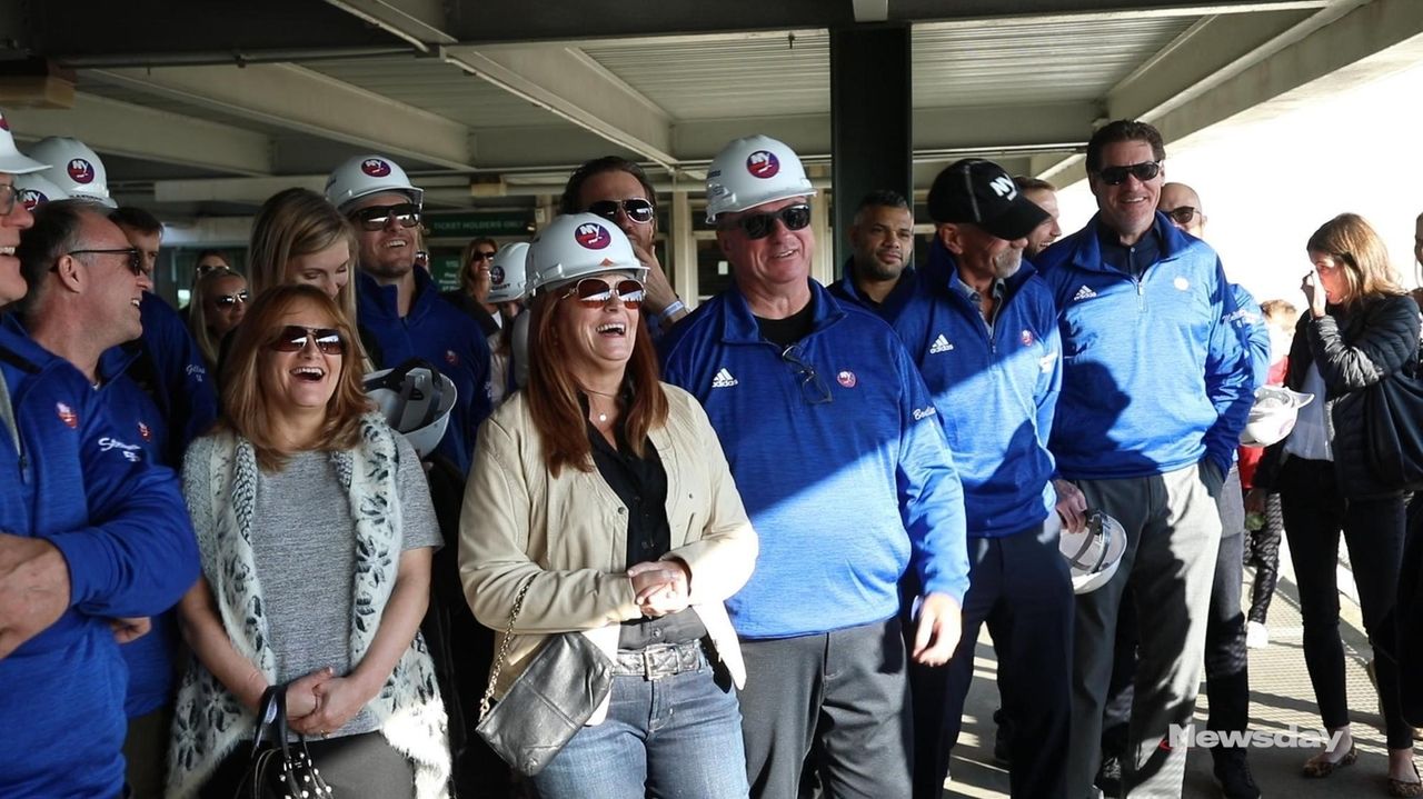 Islanders co-owner Jon Ledecky and former Islanders defensman Denis Potvin discussed their