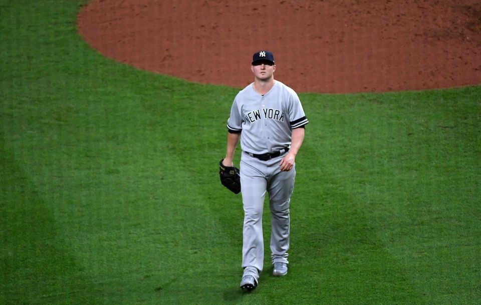 New York Yankees relief pitcher Zack Britton (53)
