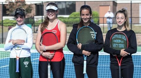 The top four girls at the Suffolk girls