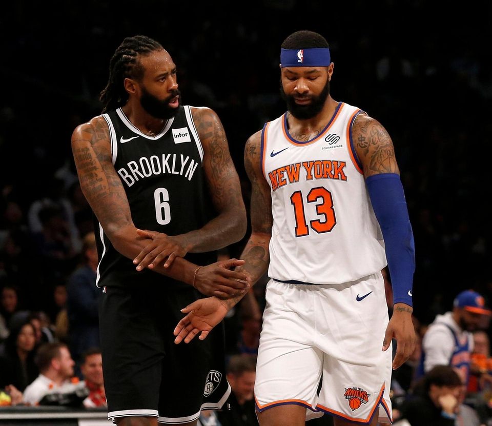 DeAndre Jordan #6 of the Brooklyn Nets and
