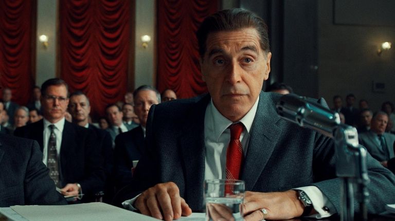 Al Pacino, right, in Martin Scorsese's "The Irishman."