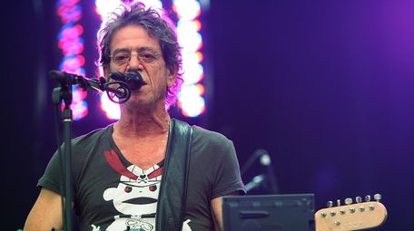 Lou Reed performs onstage during the 2009 Lollapalooza