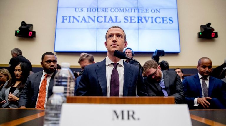 Facebook CEO Mark Zuckerberg arrives for a House