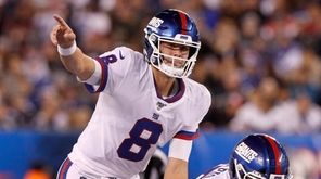 Daniel Jones #8 of the New York Giants