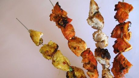 Kebabs work well with a variety of meats,