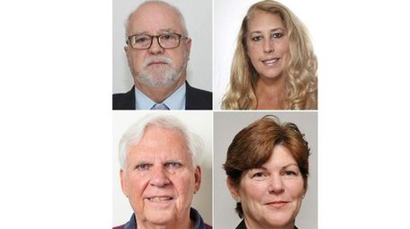 Clockwise from top left, Shelter Island Town Supervisor-elect
