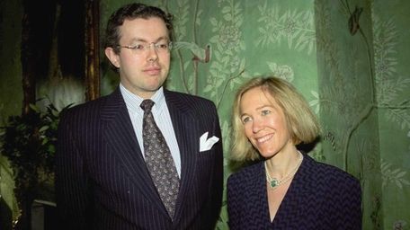 Eva Rausing, right, and her husband, Hans