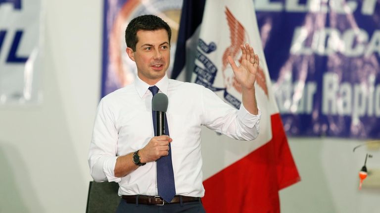 Democratic presidential candidate South Bend, Ind., Mayor Pete