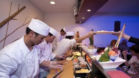 Onsen Sushi a Japanese sushi restaurant located at