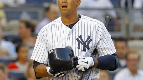 Alex Rodriguez of the New York Yankees bats