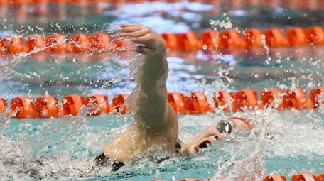 Joan Cash of Sacred Heart Academy competes in