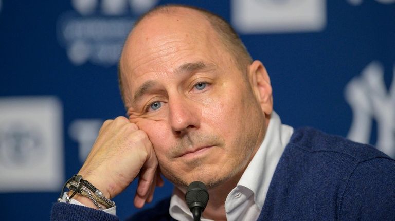 New York Yankee GM Brian Cashman speaking at