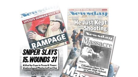 Past Newsday front pages