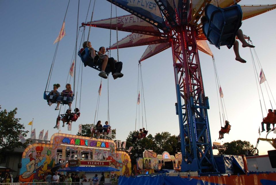 The “Sky Flyer” at the Minnesota State Fair.