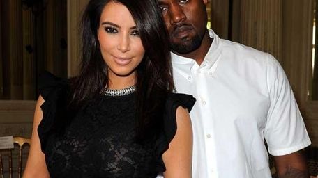 Kim Kardashian and Kanye West. (Getty Images)