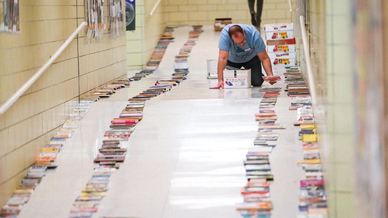 The hallways, gyms and sidewalks of two elementary