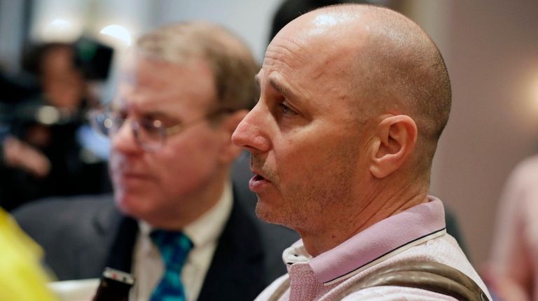 New York Yankees general manager Brian Cashman speaks