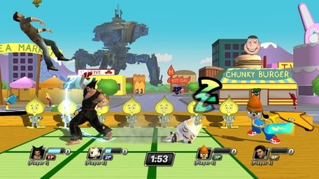 Video game characters crossover fist first in PlayStation