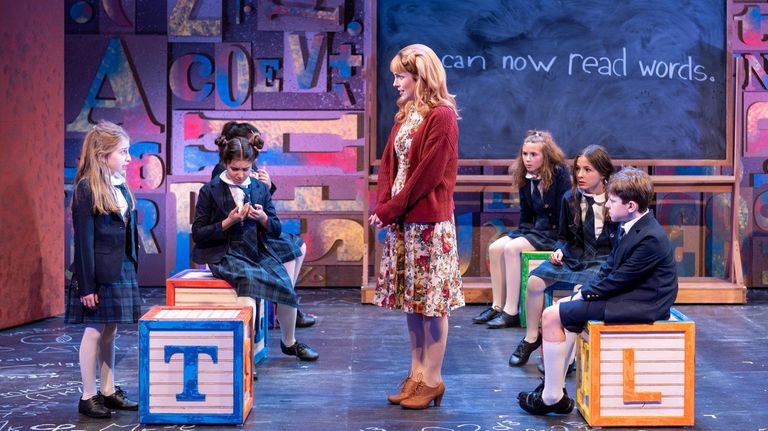 AnnaBelle Deaner, far left, plays the title role