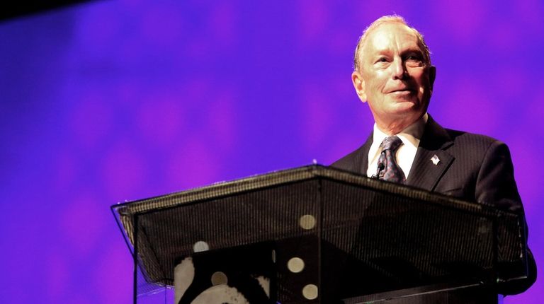 Michael Bloomberg speaks at the Christian Cultural Center