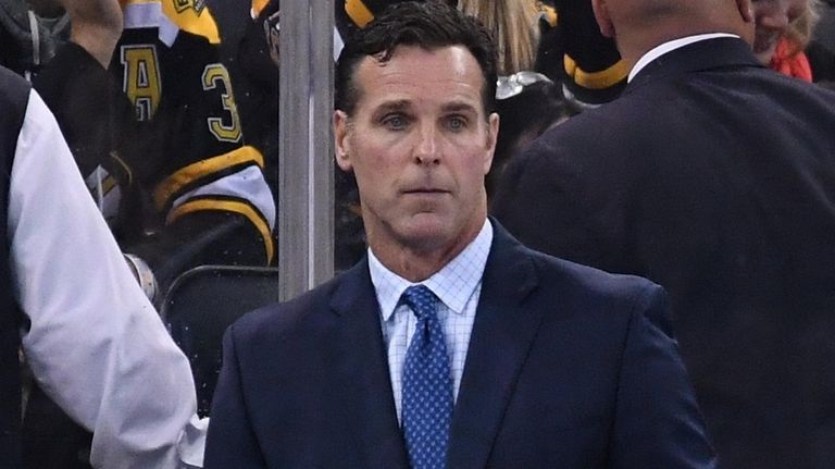 Rangers head coach David Quinn looks on during