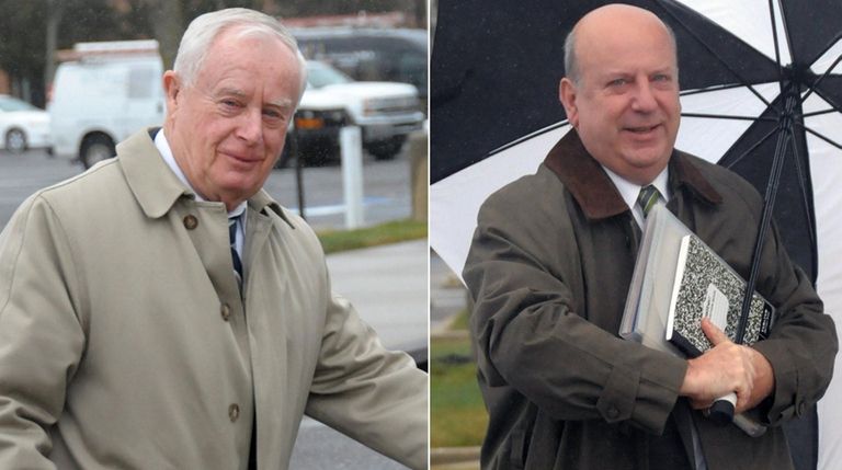 Former Suffolk County District Attorney Thomas Spota, left,