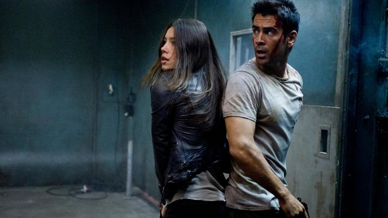 Jessica Biel and Colin Farrell in