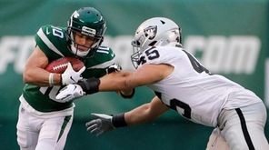 Braxton Berrios #10 of the New York Jets
